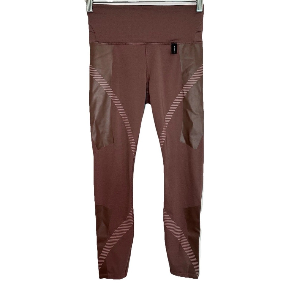 Athleta x Allyson Women's SIZE SMALL Legend 7/8 Tights Hearth‎ Rose Mauve Brown